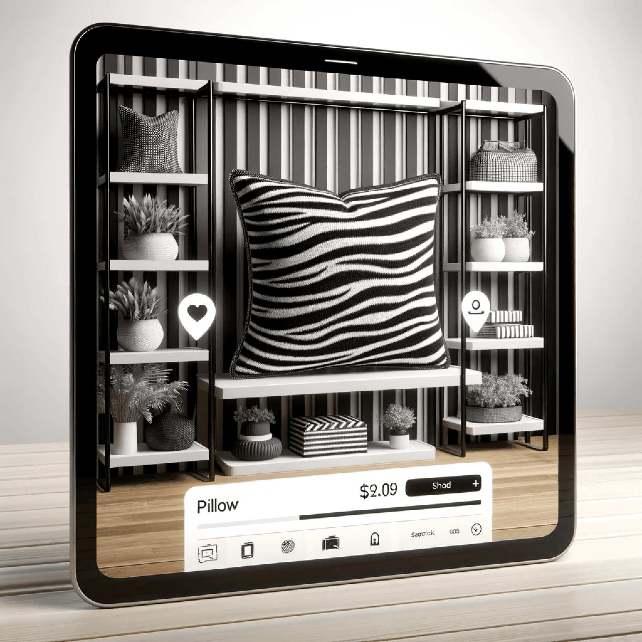 piros-vaza-fekete-pottyokkel-ai